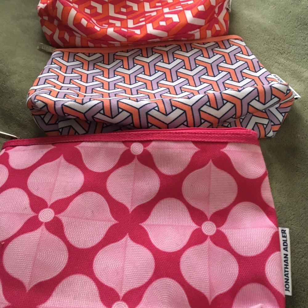 Clinique set of 3 makeup bags